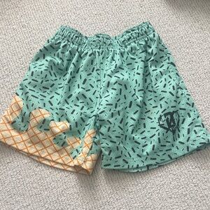 Baseball Life Style 101 Mint Ice Cream Green Shorts YM